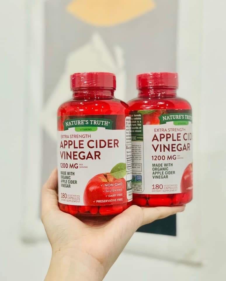 Viên giấm táo hữu cơ Apple Cider Vinegar 1200mg ảnh 1