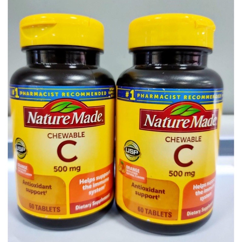 Viên ngậm Vitamin C tăng đề kháng Nature Made Chewable C 500mg ảnh 2