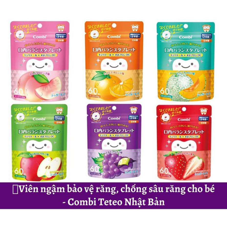 Viên ngậm chống sâu răng Teteo Combi ảnh 2