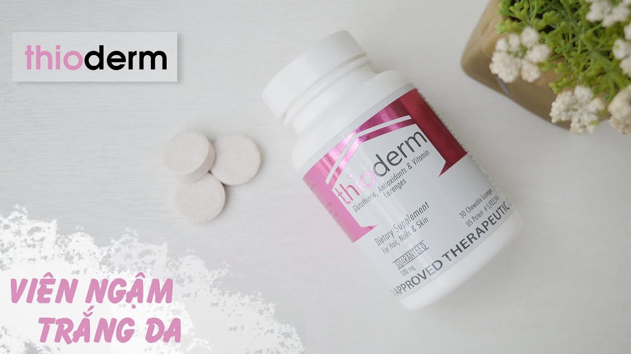 Viên ngậm trắng da Thioderm ảnh 1