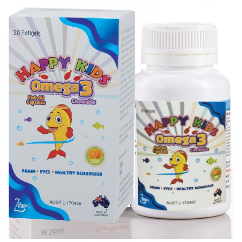 Viên nhai Happy Kids Omega 3 ảnh 2