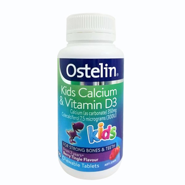 Viên nhai Ostelin Kids Calcium & Vitamin D3 ảnh 2