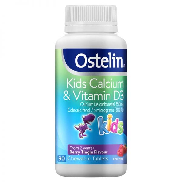 Viên nhai Ostelin Kids Calcium & Vitamin D3 cho bé ảnh 2