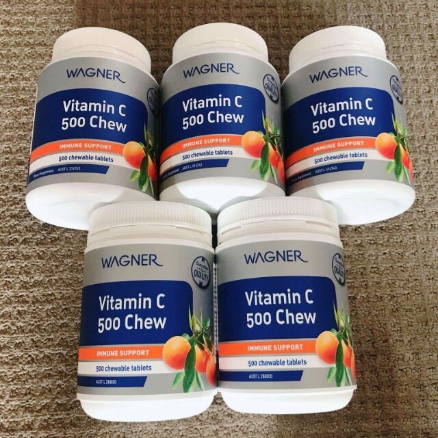 Viên nhai bổ sung vitamin C 500 Chew Wagner ảnh 2