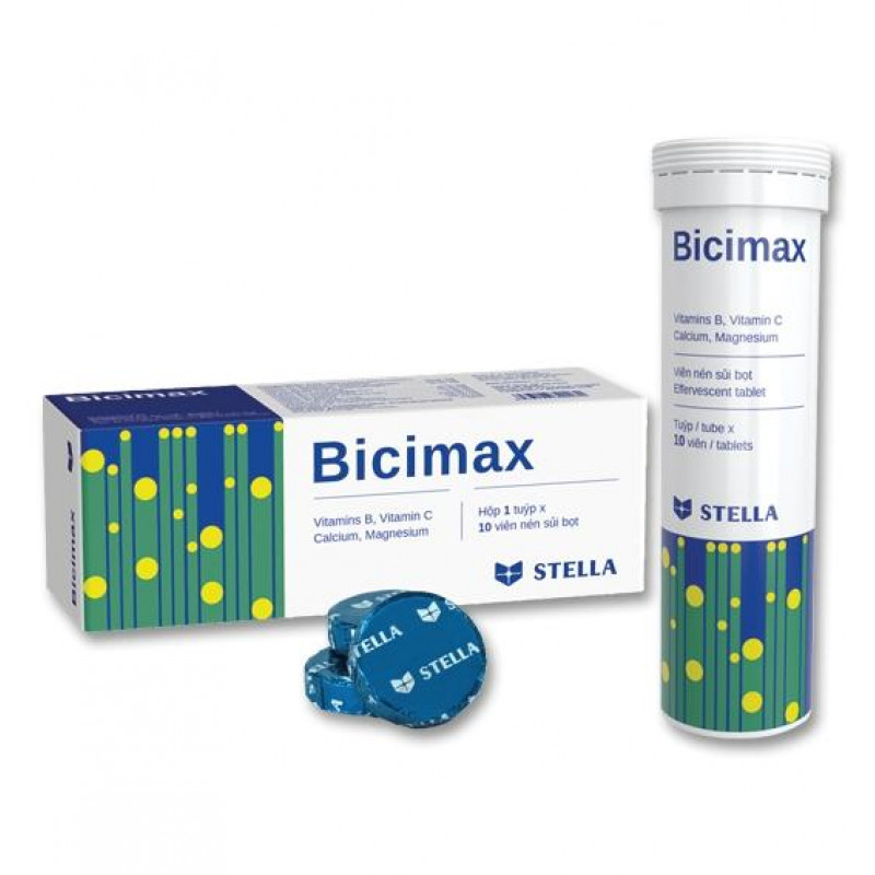 Viên sủi bổ sung vitamin và khoáng chất Bicimax ảnh 2