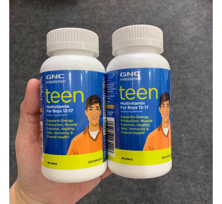 Viên uống GNC Milestones Teen Multivitamin For Boys ảnh 2