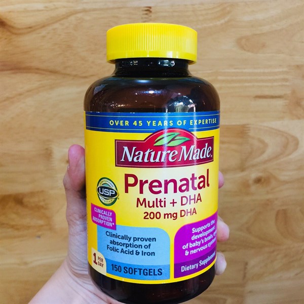 Viên uống Nature Made Prenatal Multi - DHA ảnh 2