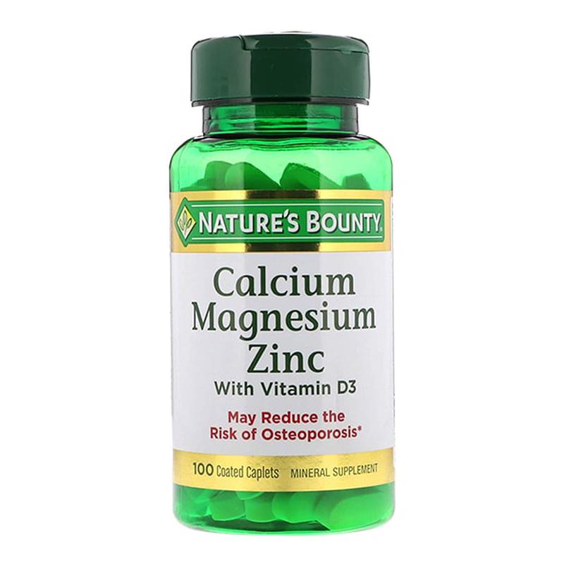 Viên uống Nature’s Bounty Calcium Magnesium Zinc With D3 ảnh 2