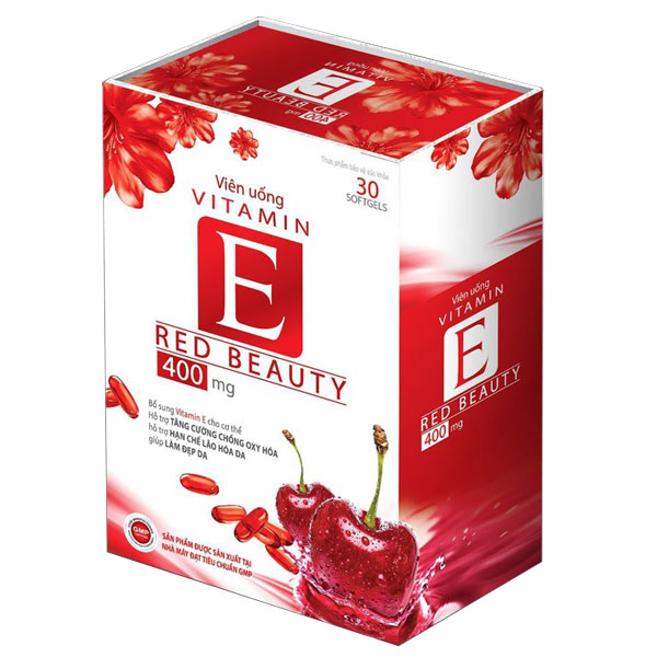 Viên uống Vitamin E đỏ E Red Skin Beauty ảnh 1