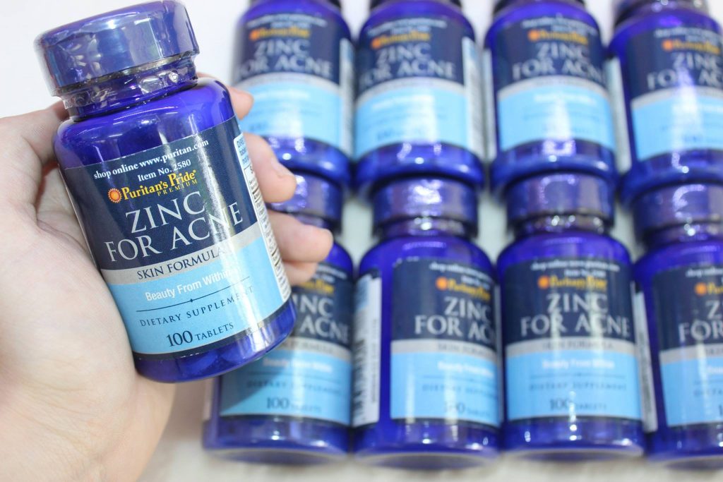 Viên uống ZinC for Acne ảnh 1