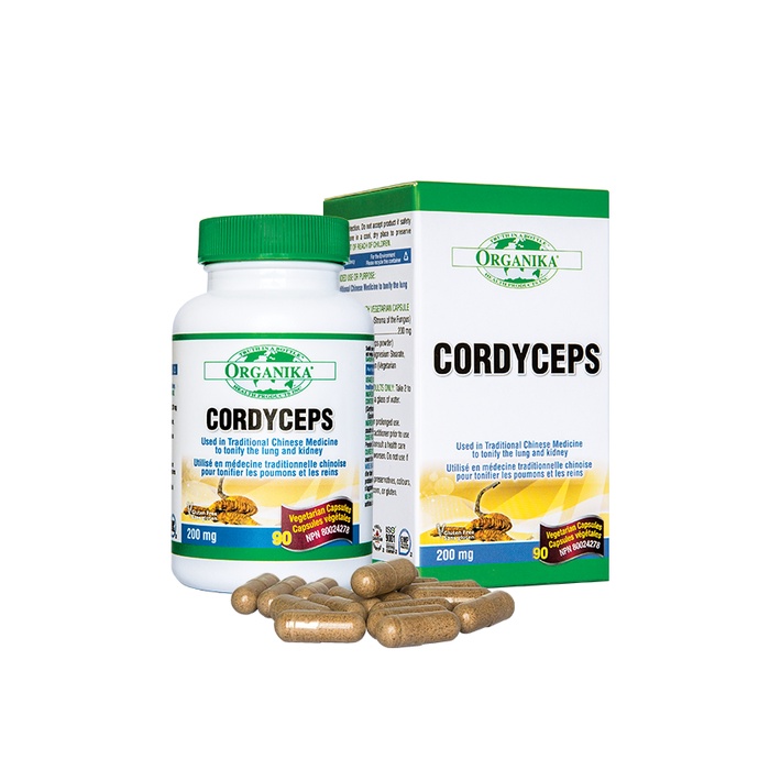 Viên uống bổ phổi Organika Cordyceps ảnh 1