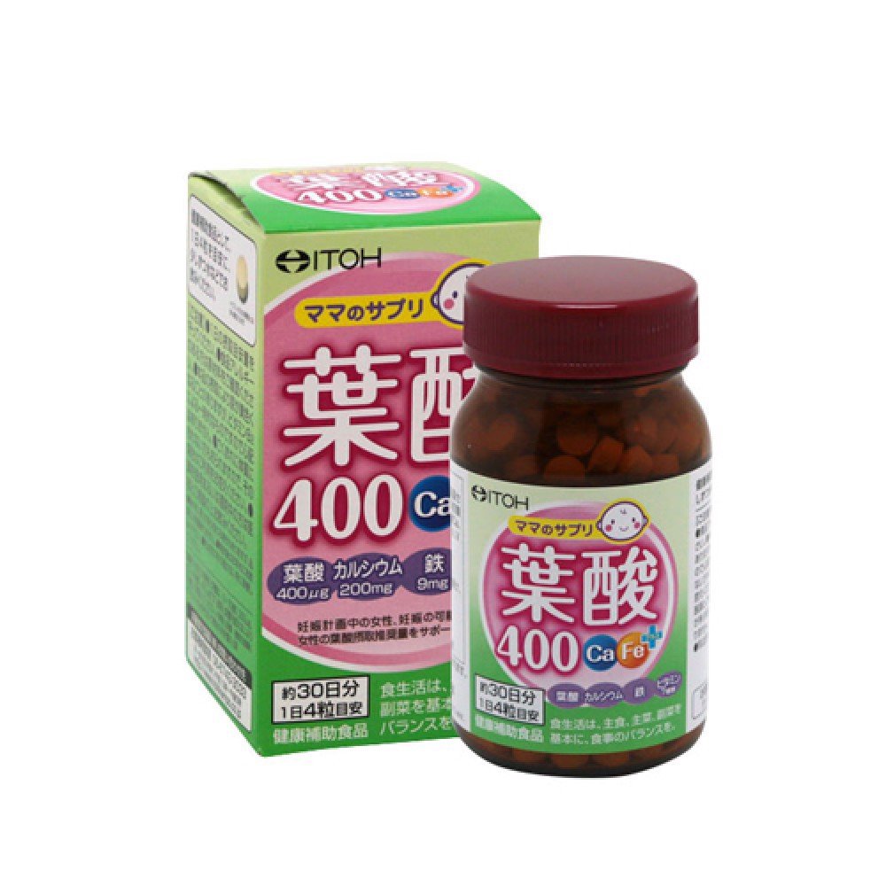 Viên uống bổ sung axit Folic 400 ITOH ảnh 1