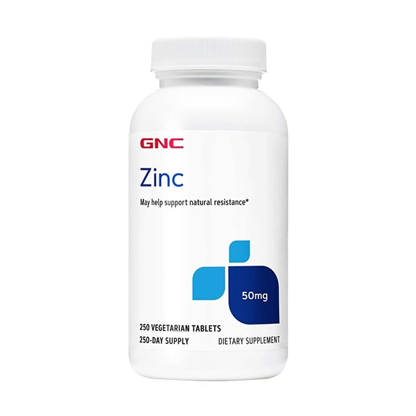 Viên uống bổ sung kẽm Zinc 50mg GNC ảnh 1