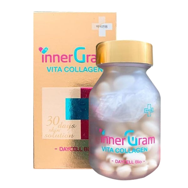 Viên uống cấp nước trắng da Inner Gram Vita Collagen ảnh 1