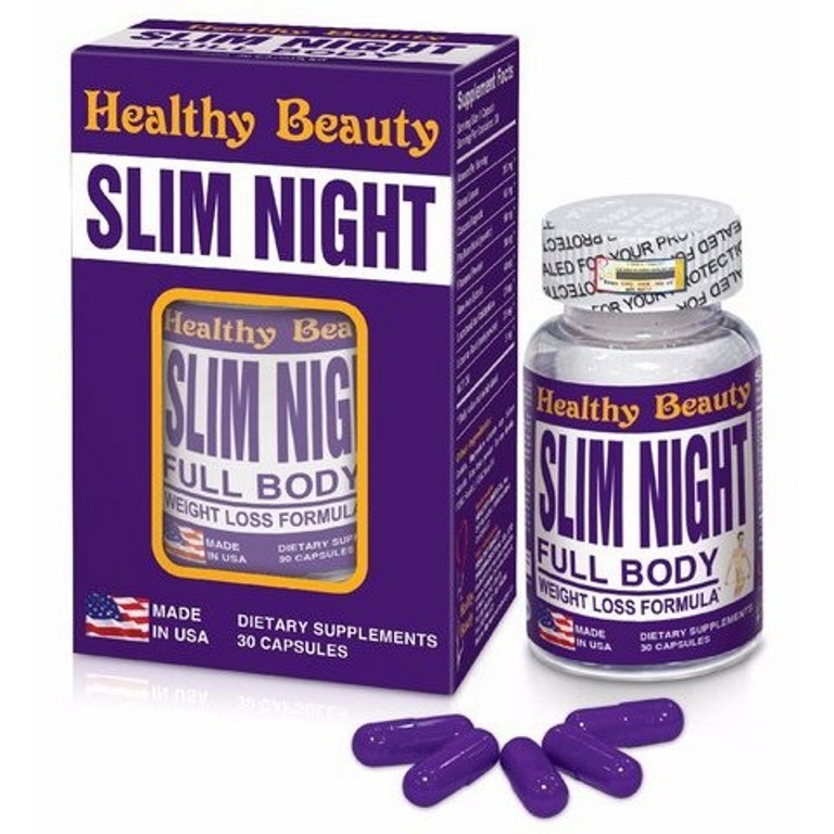 Viên uống giảm cân ban đêm Slim Night Healthy Beauty ảnh 1