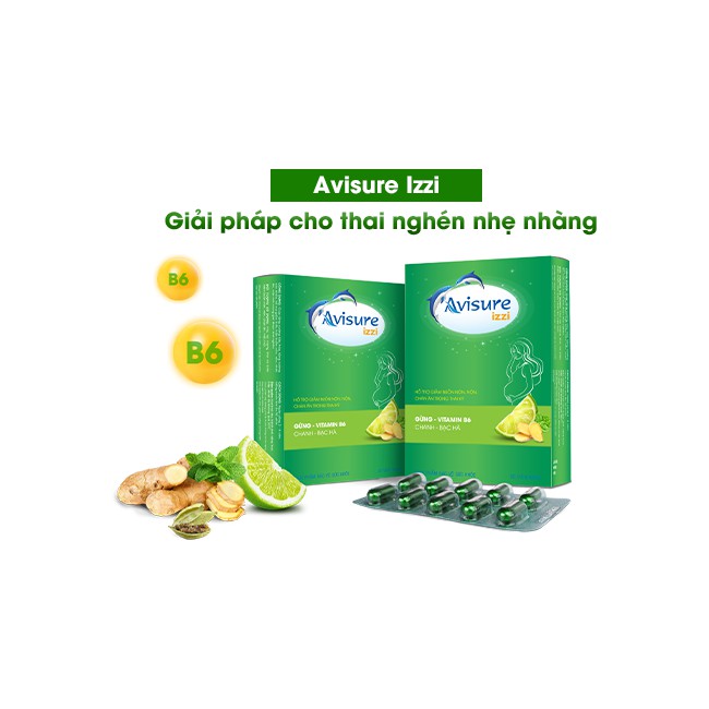 Viên uống giảm nghén Avisure izzi ảnh 2