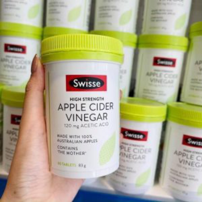 Viên uống giấm táo hỗ trợ giảm cân Swisse Apple Cider Vinegar 120mg ảnh 1
