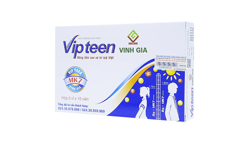 Viên uống tăng chiều cao Vipteen Vinh Gia ảnh 1