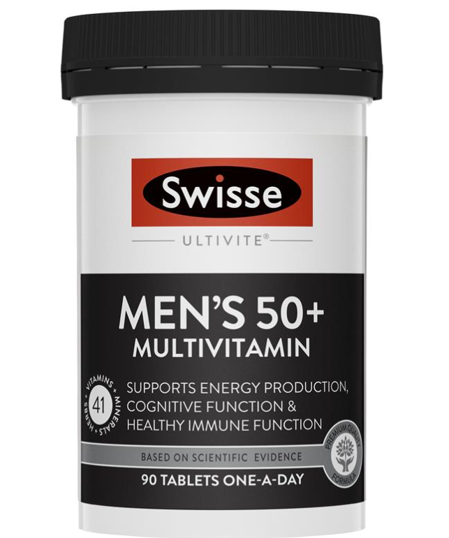 Viên Uống Vitamin Tổng Hợp Cho Nam Swisse Men’s 50+ Ultivite F1 ảnh 1
