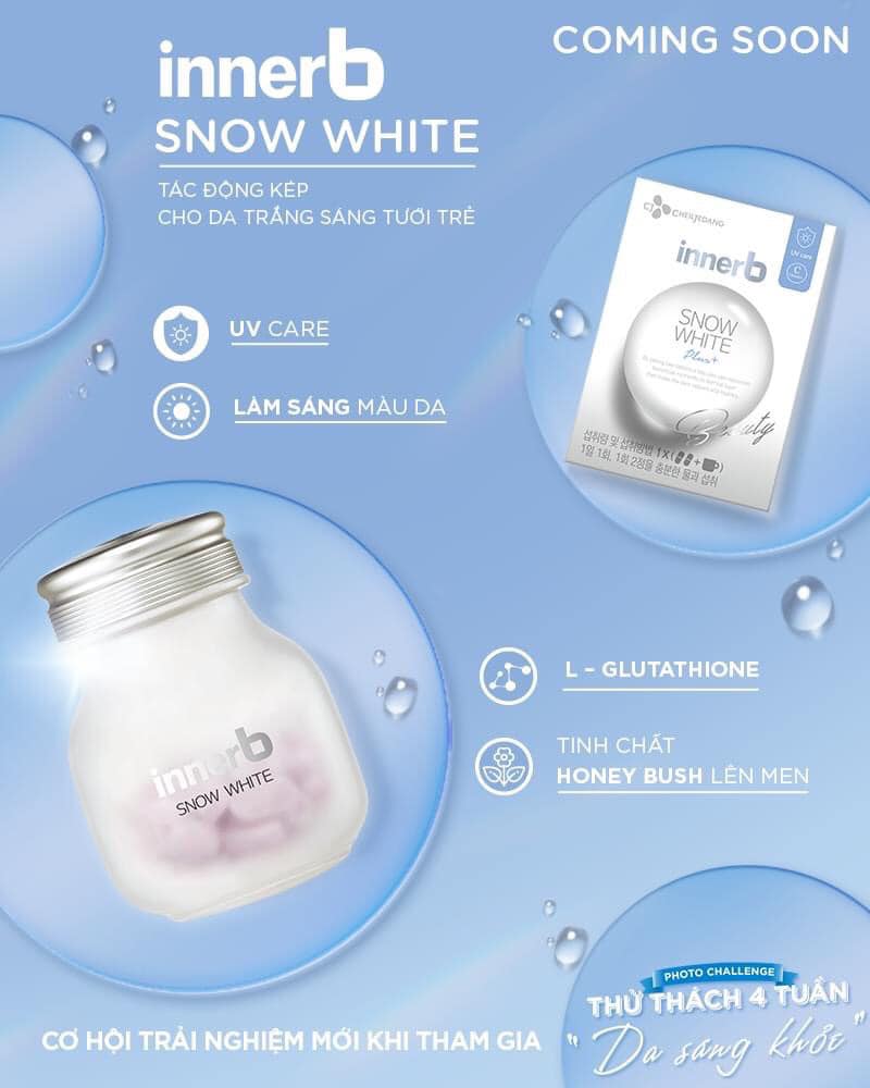 Viên uống trắng da Innerb Snow White ảnh 2