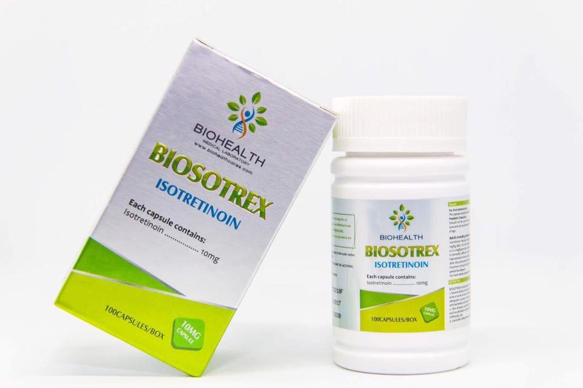 Viên uống trị mụn Biosotrex ảnh 1