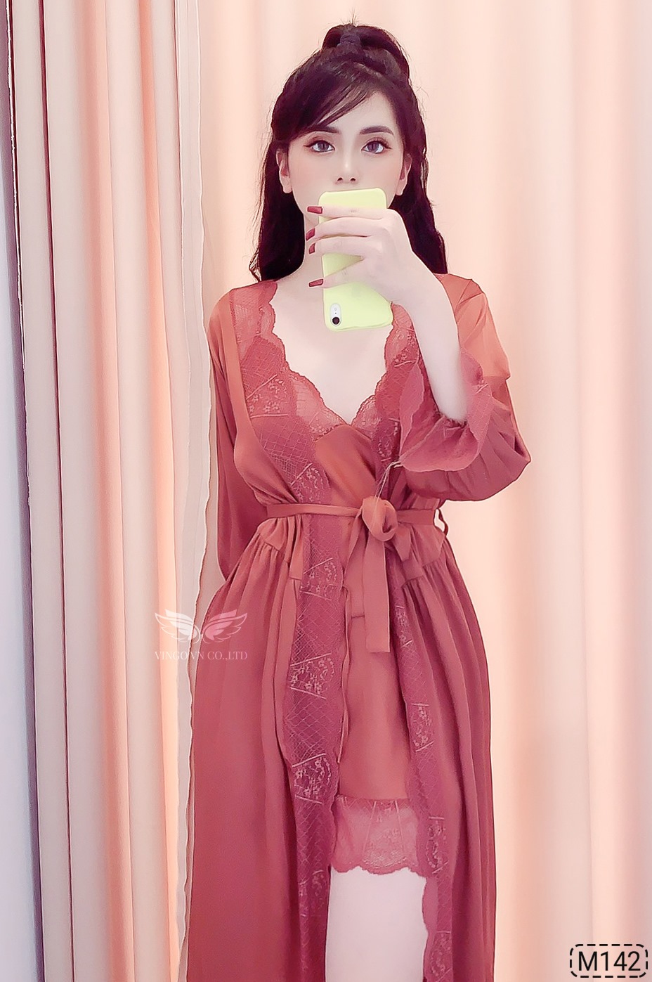 Mua Váy Ngủ Sexy Gợi Cảm Kèm áo Choàng Cao Cấp Đầm Ngủ Ren Sexy Quyến Rũ  Cho Nữ LOLIE HOUSE  VN2  Yeep