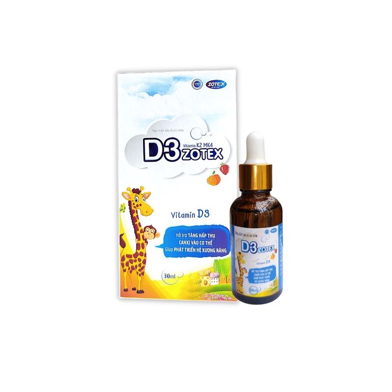 Vitamin D3 K2 MK4 Zotex ảnh 1