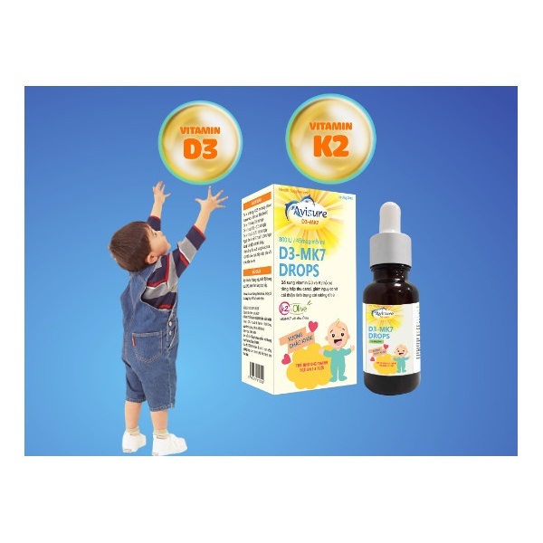 Vitamin D3 K2 MK7 Avisure ảnh 1