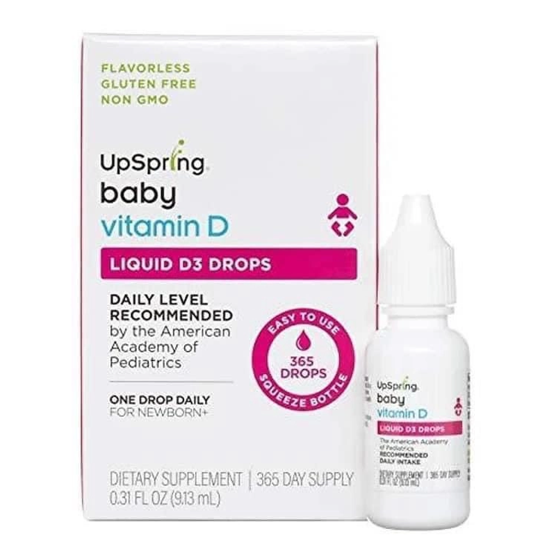 Vitamin D3 Liquid Drops Upspring Baby 400IU ảnh 1