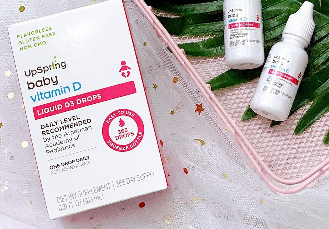 Vitamin D3 Liquid Drops Upspring Baby 400IU ảnh 2