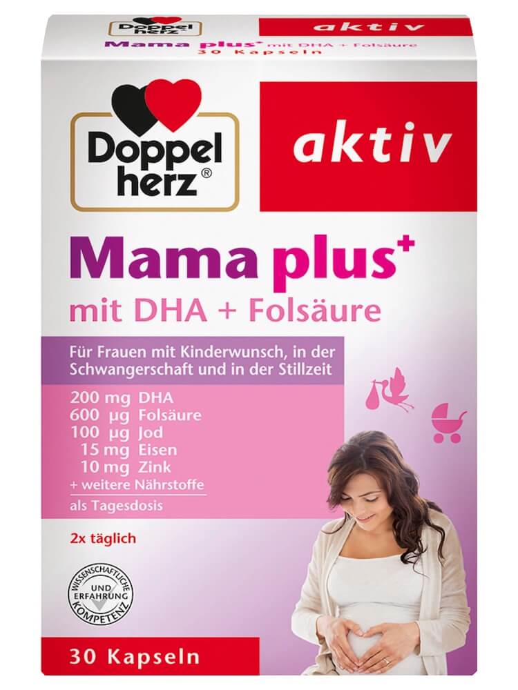 Vitamin tổng hợp cho bà bầu Doppelherz Mama plus ảnh 2