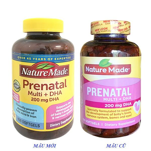 Vitamin tổng hợp cho bà bầu Prenatal Multi DHA ảnh 1