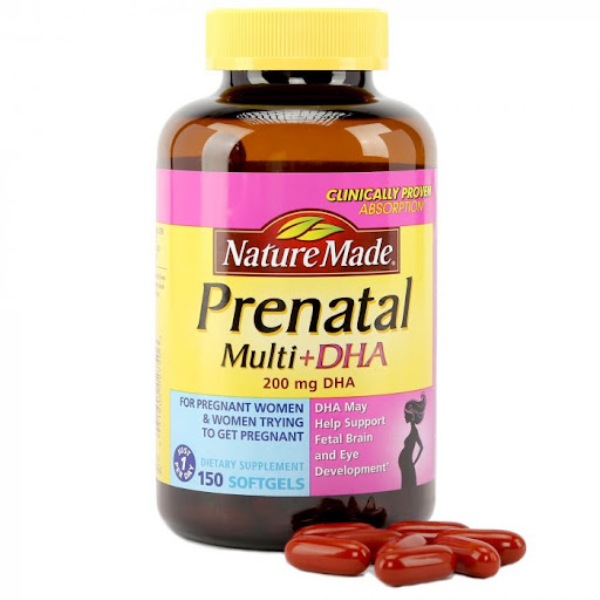 Vitamin tổng hợp cho bà bầu Prenatal Multi DHA ảnh 2