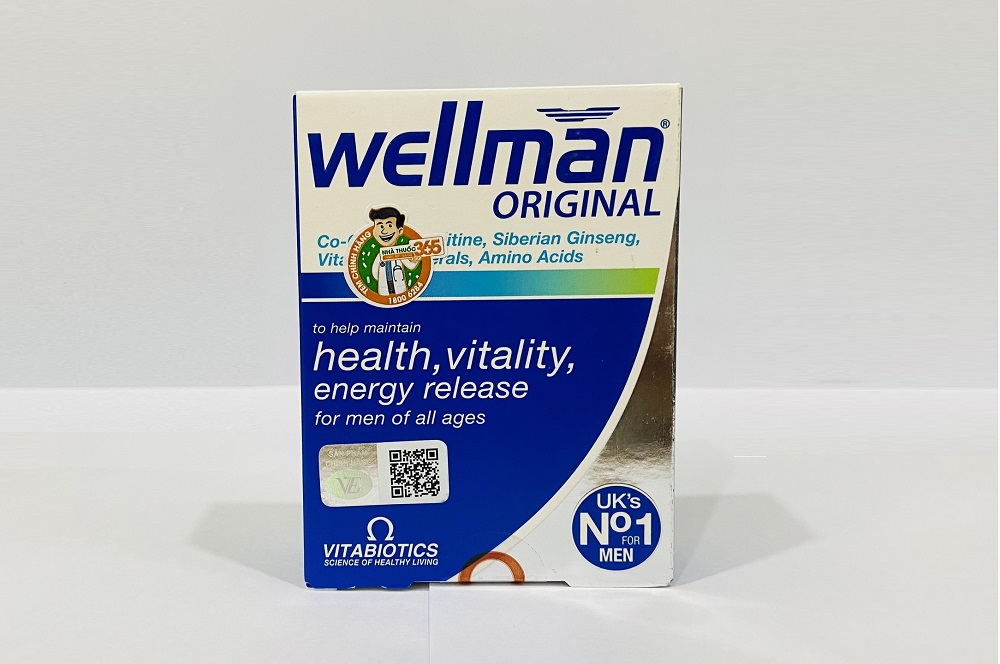 Vitamin tổng hợp cho nam Wellman Original của Anh ảnh 1