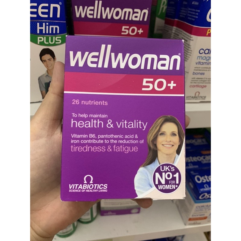Vitamin tổng hợp cho phụ nữ trên 50 tuổi Wellwoman 50+ ảnh 2