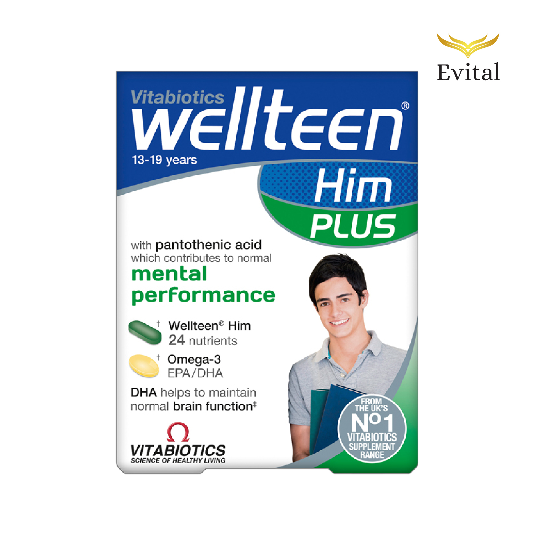 Vitamin tổng hợp tuổi teen dành cho nam Vitabiotics Wellteen Him Plus ảnh 2