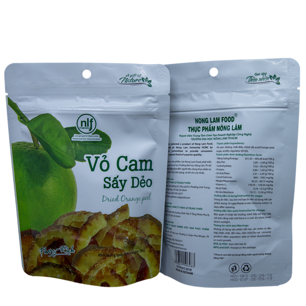 Vỏ Cam Sấy Dẻo Nông Lâm Food ảnh 1