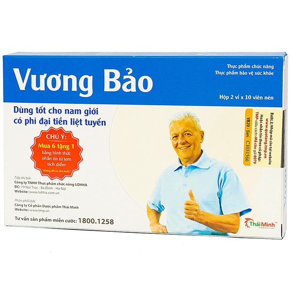 Vương Bảo - Hỗ trợ điều trị phì đại tiền liệt tuyến ảnh 1