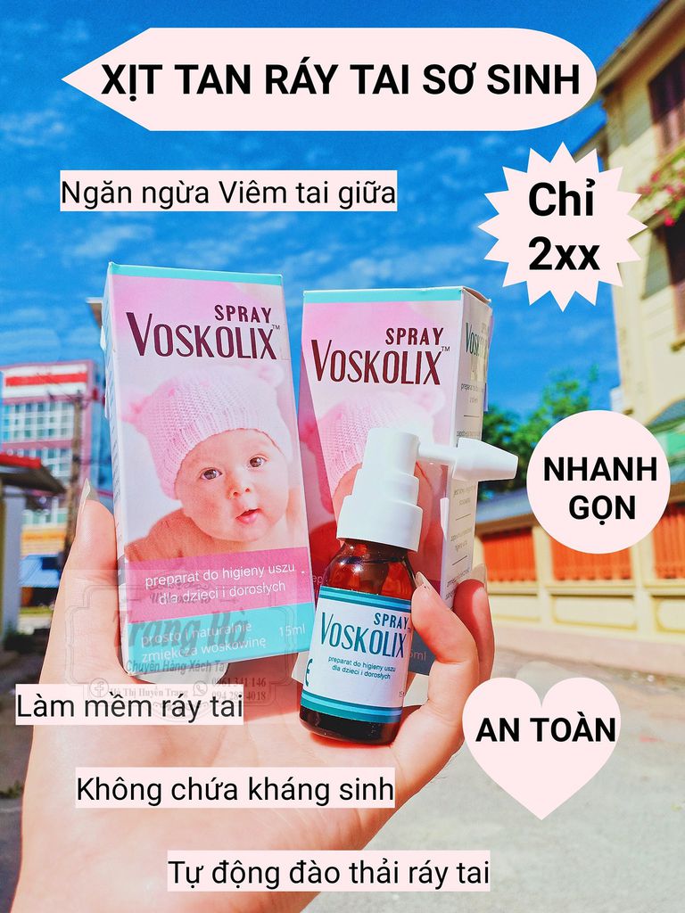 XỊT TAN RÁY TAI VOSKOLIX ảnh 1