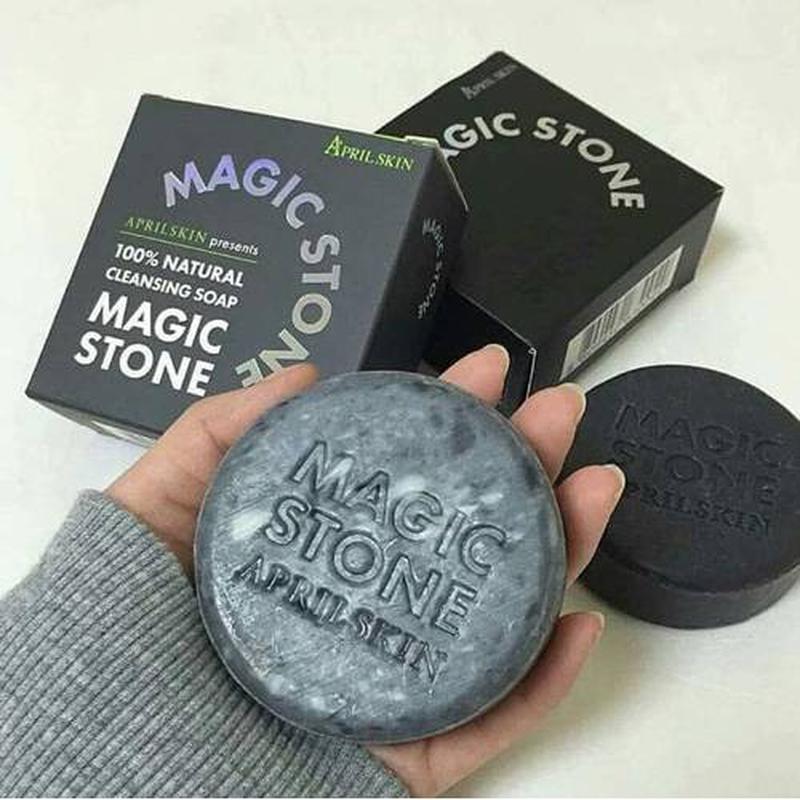 Xà Phòng Rửa Mặt Magic Stone 100% Natural Cleansing Soap ảnh 1