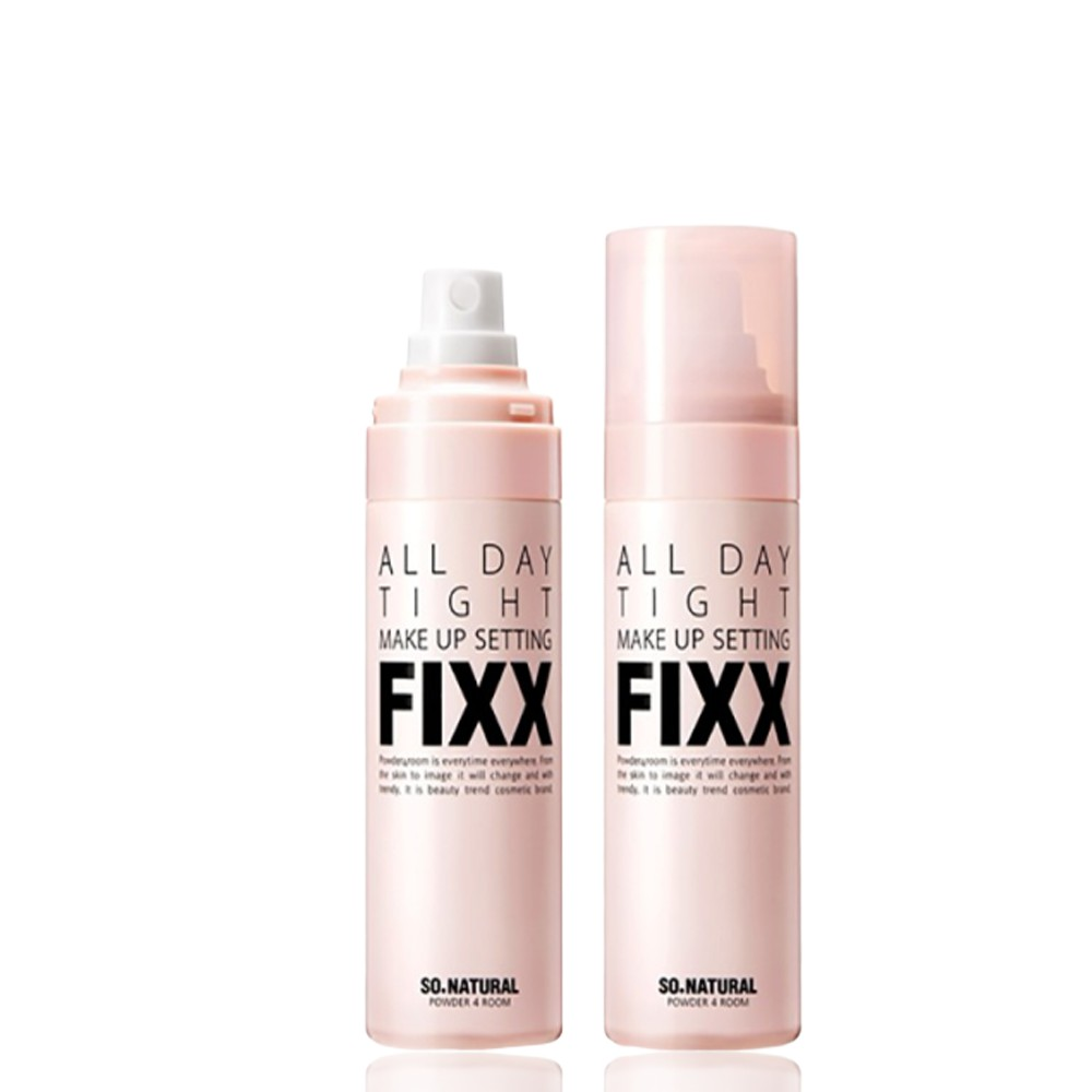 Xịt Khóa Lớp Trang Điểm So'Natural Giữ Nền Lâu Trôi All day Tight Make Up Setting Fixx ảnh 2