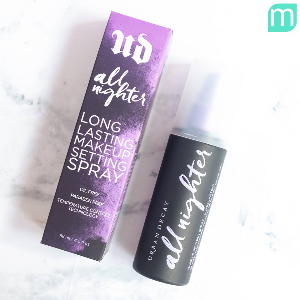 Xịt Khóa Nền Urban Decay Spray All Nighter Cherry Long Lasting Makeup Setting Pray ảnh 2