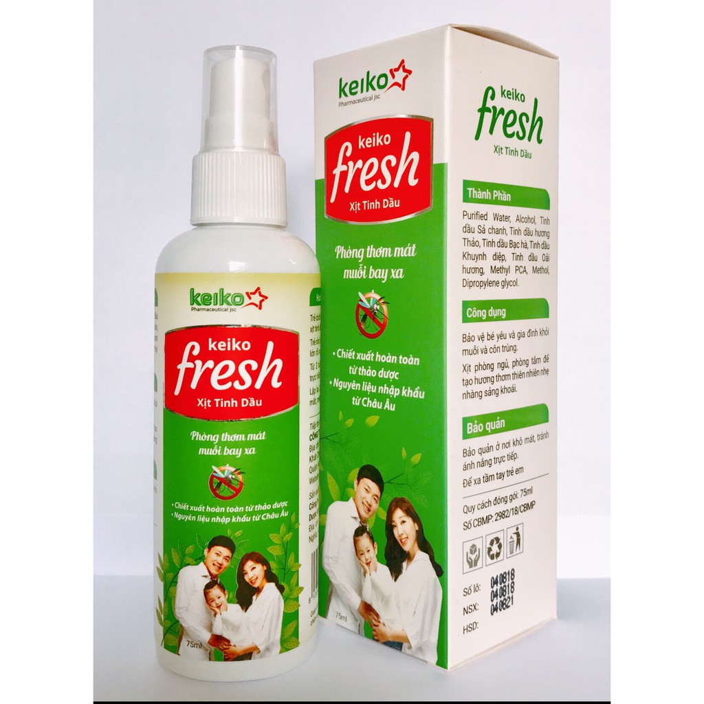 Xịt Tinh Dầu Keiko Fresh ảnh 2