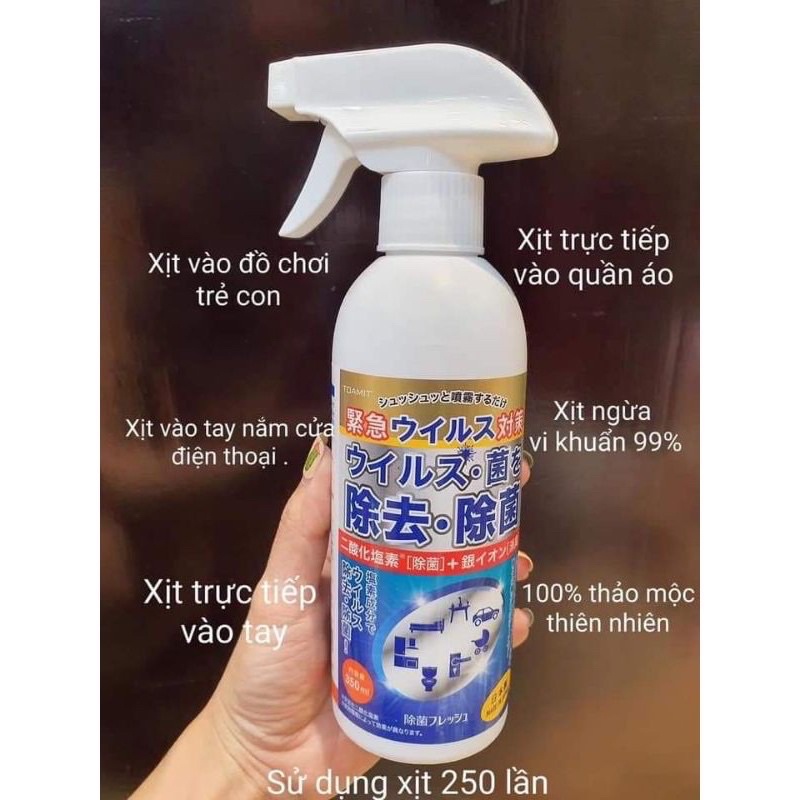 Xịt diệt khuẩn Toamit ảnh 1