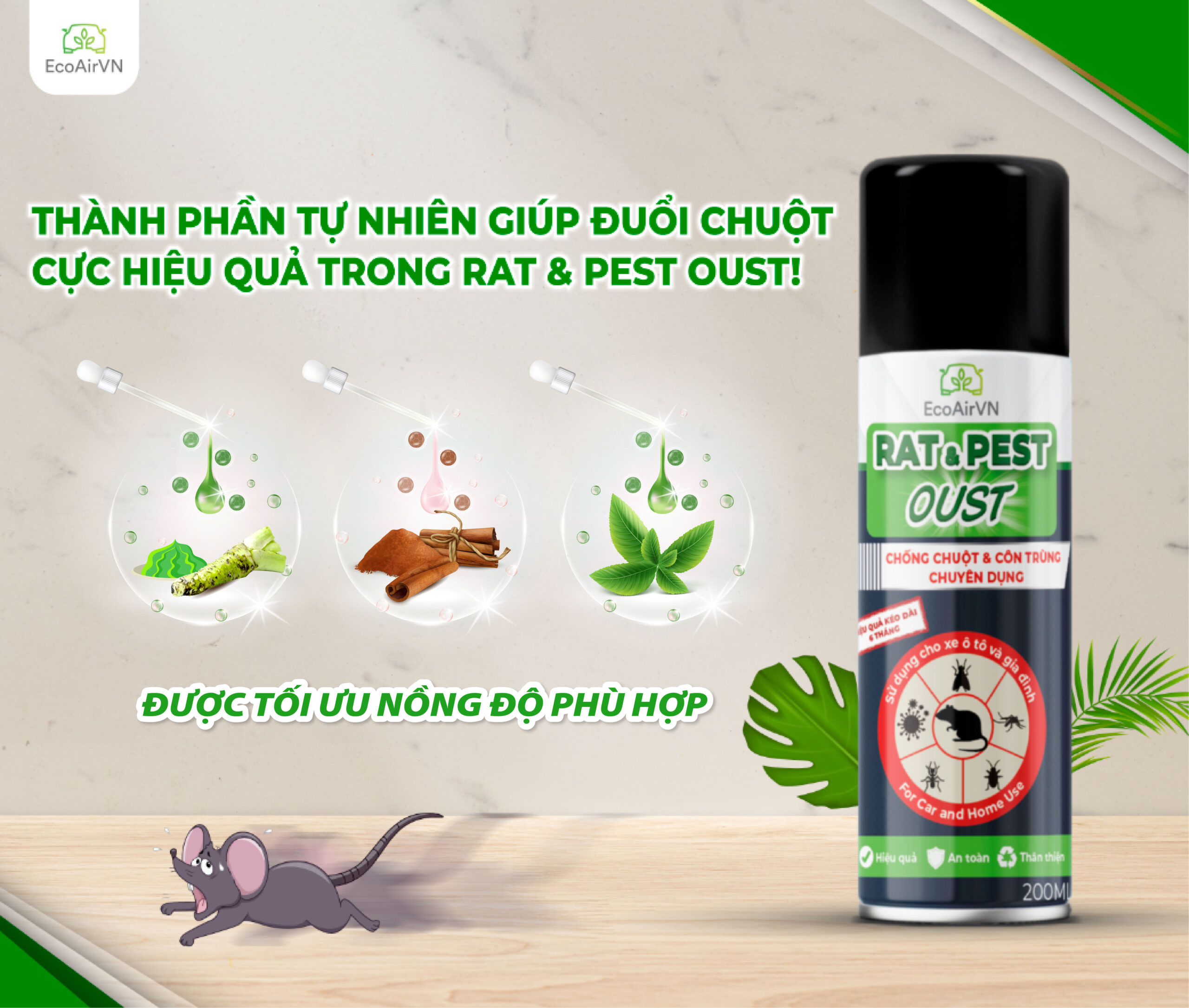 Xịt đuổi chuột Rat & Pest Oust ảnh 2