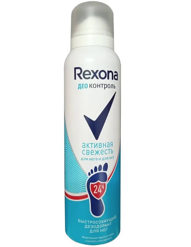 Xịt hỗ trợ khử mùi hôi chân Nga Rexona 3 trong 1 ảnh 2