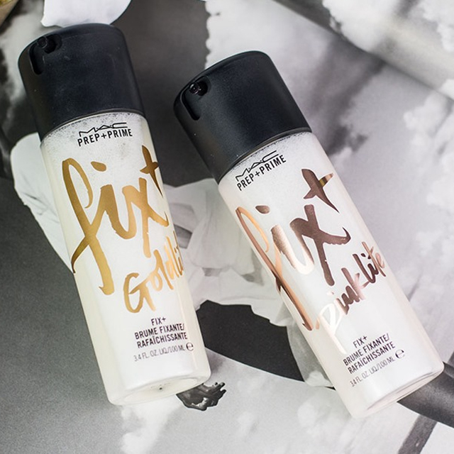 Xịt khoáng khóa nền có nhũ Mac Prep + Prime Fix+ ảnh 2