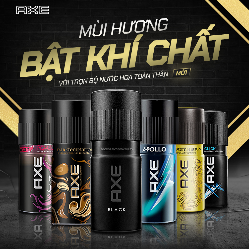 Xịt khử mùi toàn thân Axe Click ảnh 1