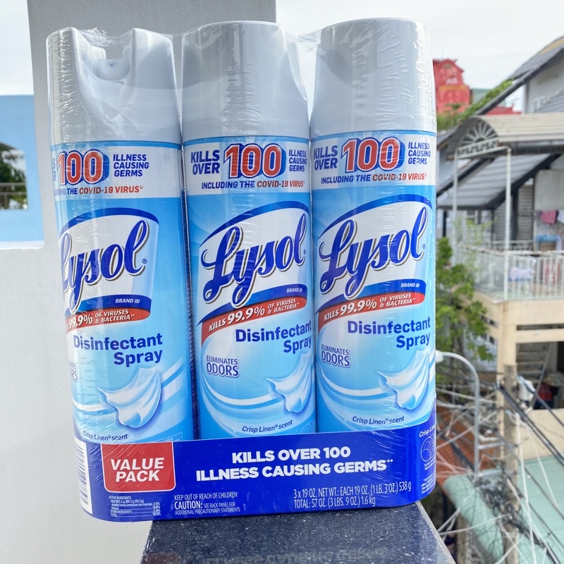 Xịt phòng diệt khuẩn Lysol Disinfectant Spray ảnh 2