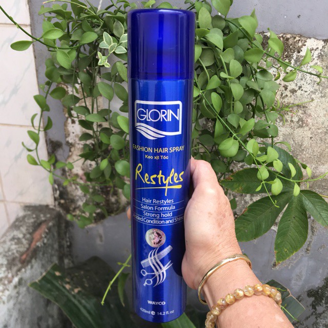 Xịt tạo kiểu tóc cứng Glorin Fashion Hair Spray ảnh 1